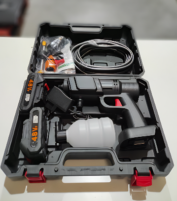 Hidrolimpiadora portátil con 2 baterías